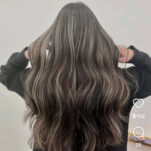 붙임머리 솜브레브라운 20인치 240가닥