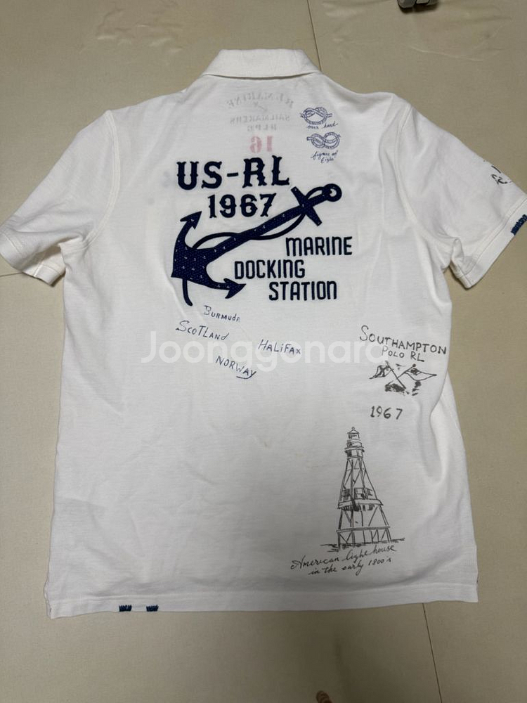 폴로 랄프로렌 한정판 그래픽 셔츠--1