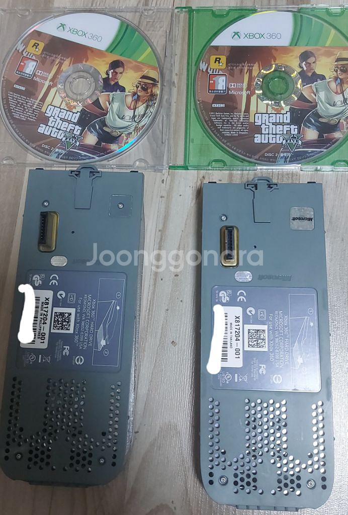 XBOX360 GTA5 + 하드디스크 박스 세트--1