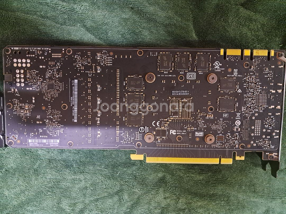 쿼드로 P5000 16G hp parts A급--2