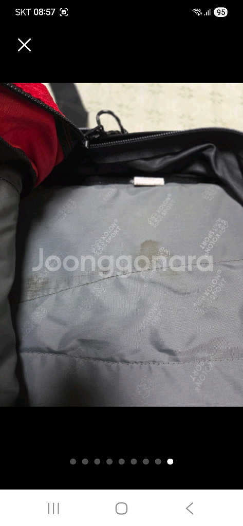 코오롱스포츠 등산배낭32L(레인커버)--8