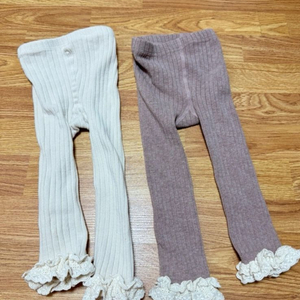 레이스 골지 아기 레깅스 80~90 새상품 일괄