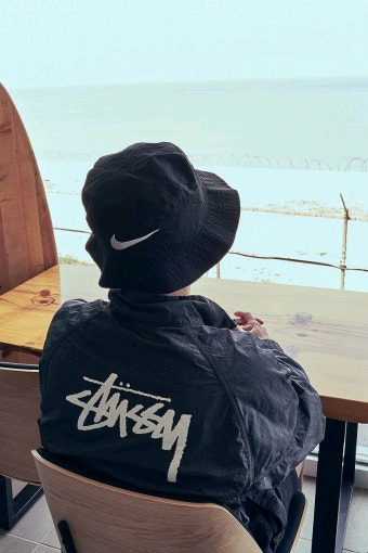 [한정판]나이키 X 스투시 버킷햇 블랙 L/XL 판매!--4