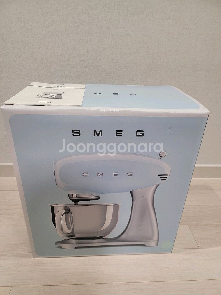 스메그 반죽기 02 파스텔블루 새상품 정품등록가능--0