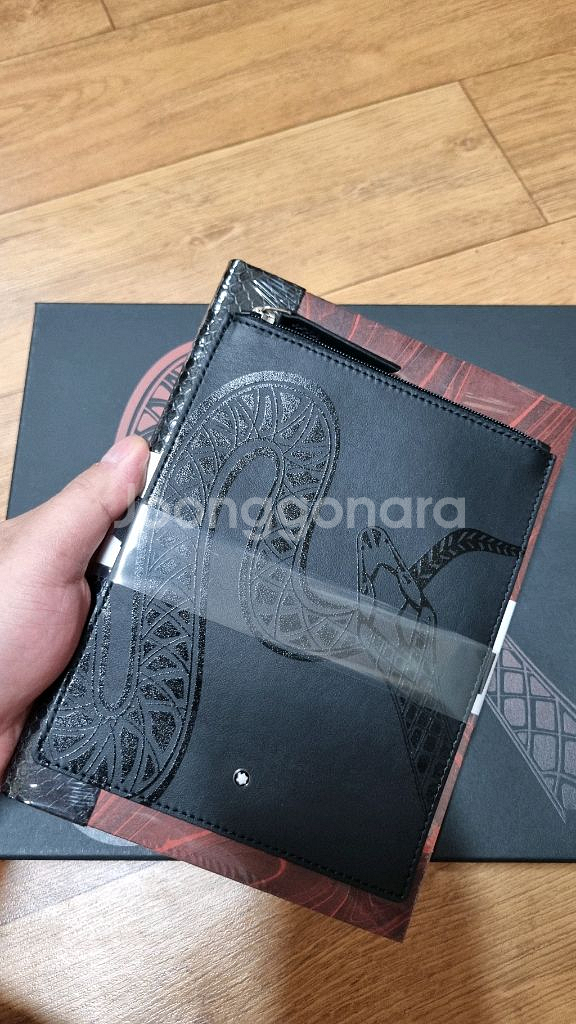 몽블랑 헤리티지 루즈 앤 느와 서펜트 마블 세트(F닙)--3
