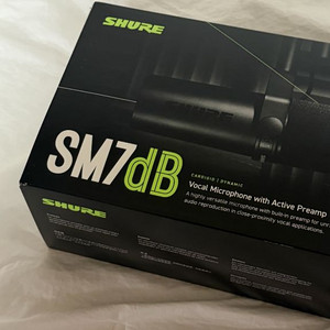 슈어 sm7db 새상품