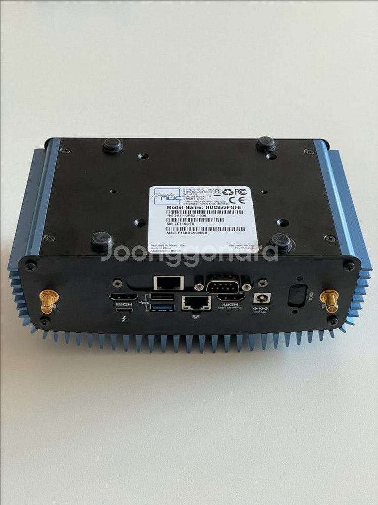 인텔 누크 미니 pc 무소음 NUC8 v5 PNFE--0