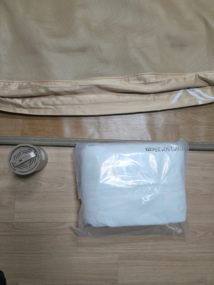 쿠디 에어블럭 더블 2인용 베이지--3