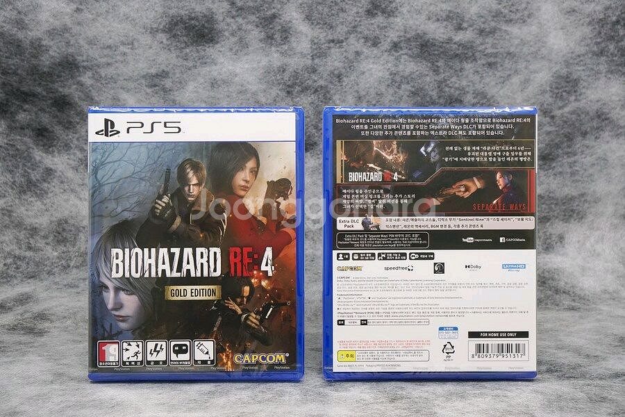 PS5 플스5 바이오하자드 RE4 골드에디션 (코드사용--0
