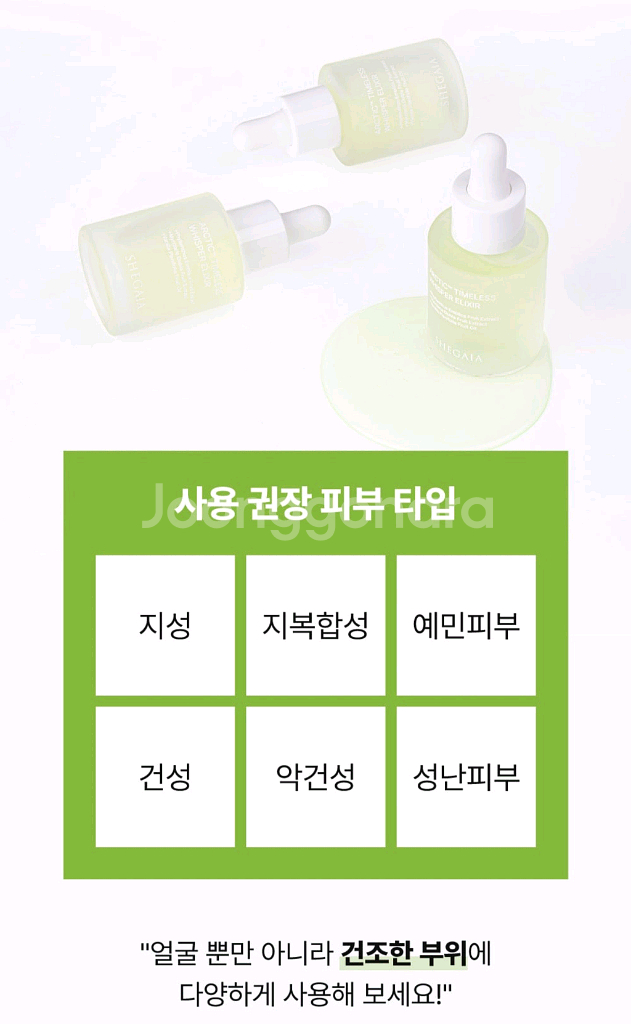 쉬가이아 극지 엘릭시어 오일 새상품--7