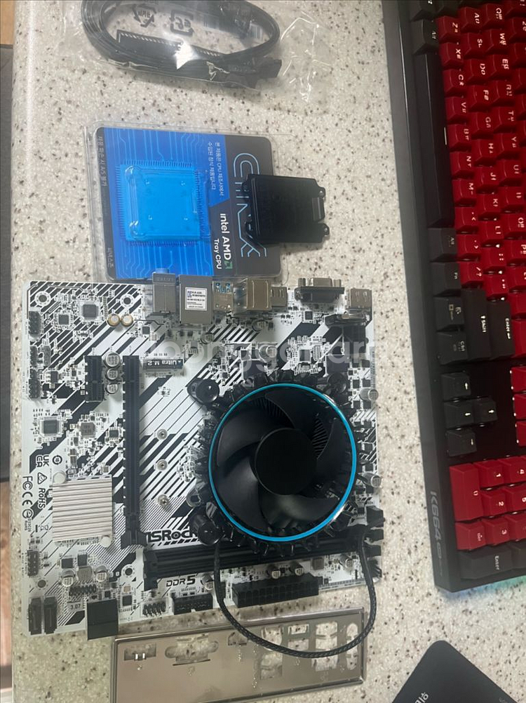 i3-12100f+애즈락 H610M-HDV/M.2+D5--1