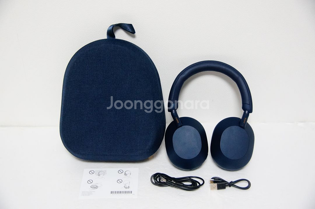 소니 WH-1000XM5 블루투스헤드폰 블루팝니다.--0