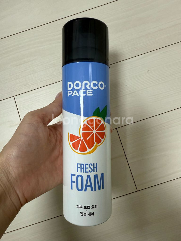 새제품 도루코 페이스프레쉬 쉐이빙폼 자몽향 250ml--1