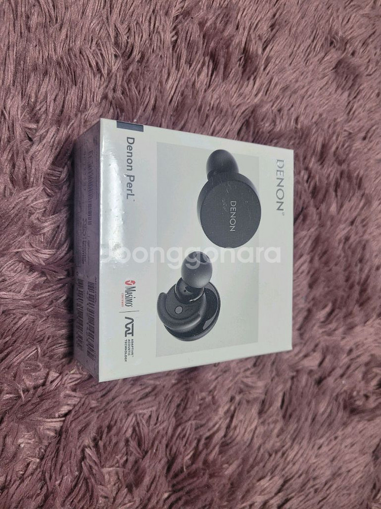 미개봉 데논 펄 이어폰 블랙 denon--0