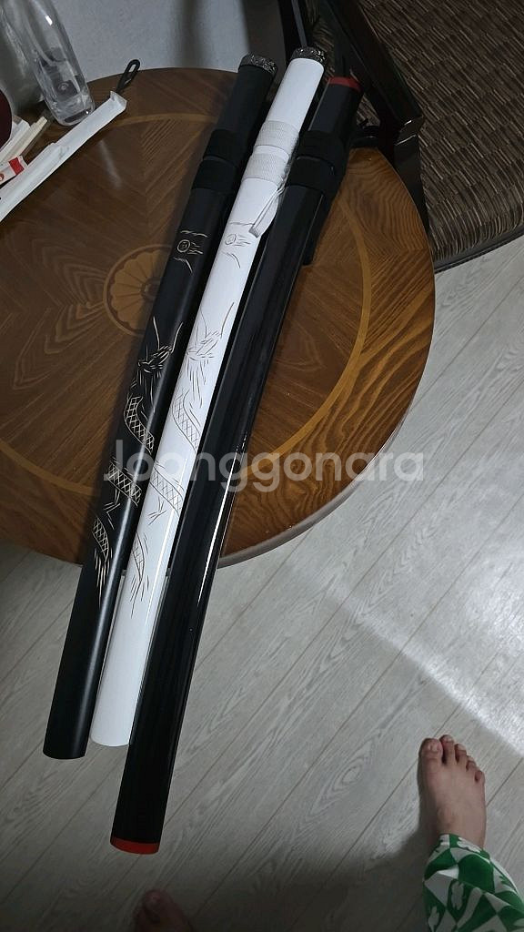 가검(수련용)3검가격전부포함(커버포함) 강철재질--2