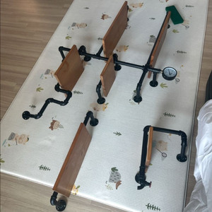 DIY 파이프 별걸이 선반. 피규어. 소품.인테리어