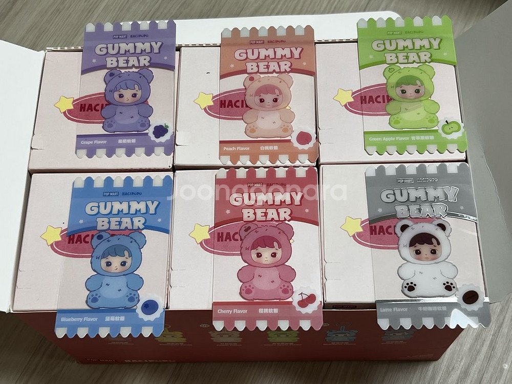 팝마트 정품)하치푸푸 젤리곰 키링 팝니다--5