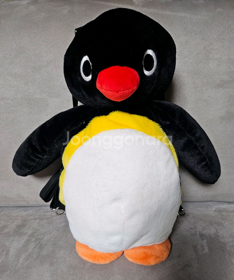 정품 핑구 스탠딩 백팩 가방 35cm 인형--0