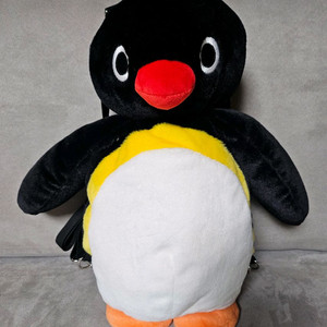정품 핑구 스탠딩 백팩 가방 35cm 인형