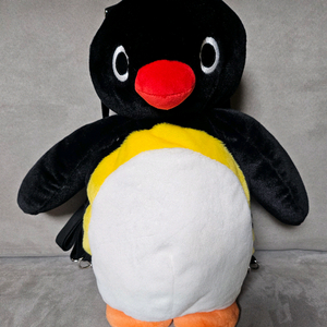 정품 핑구 스탠딩 백팩 가방 35cm 인형