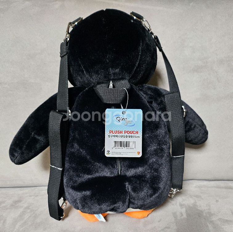 정품 핑구 스탠딩 백팩 가방 35cm 인형--1