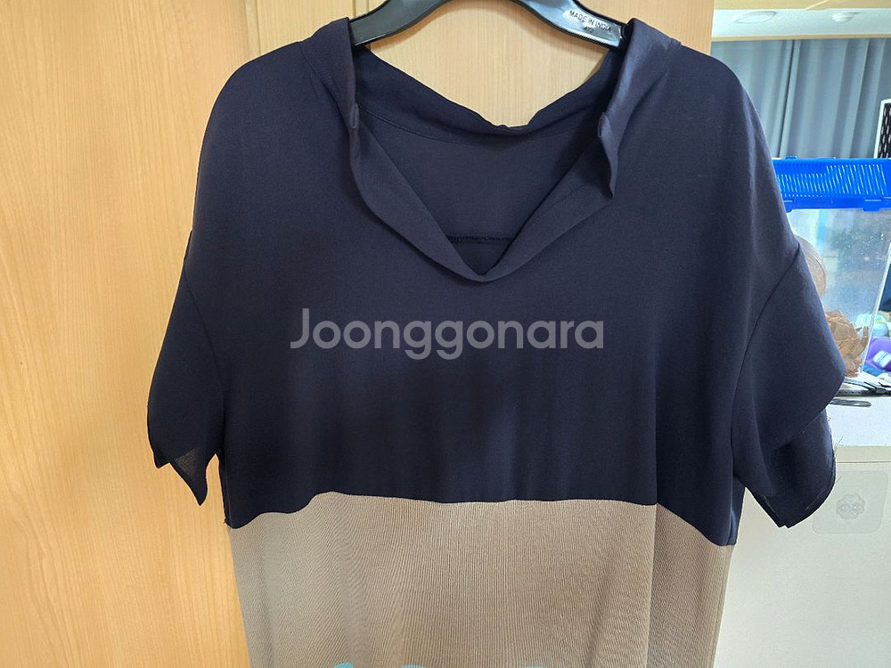 시스템 컬러 블록 원피스--2