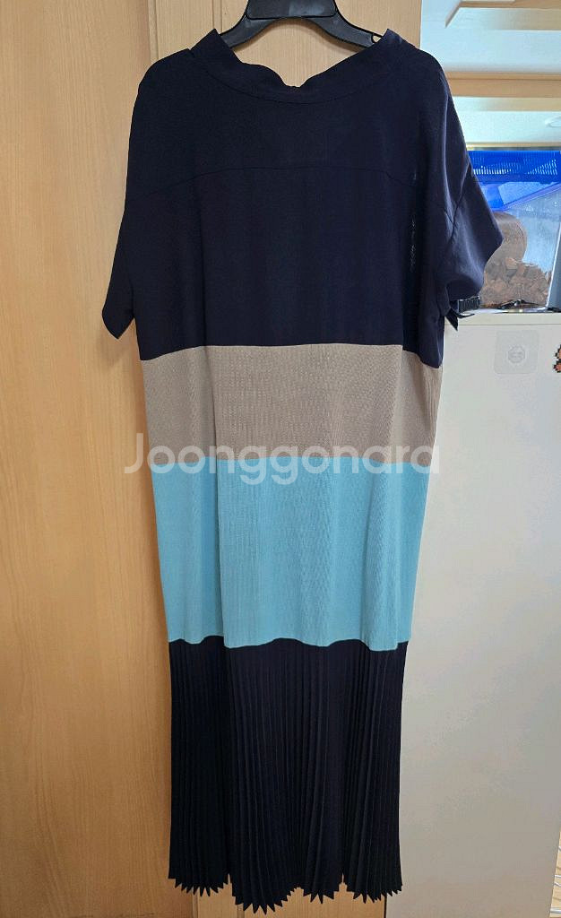 시스템 컬러 블록 원피스--1