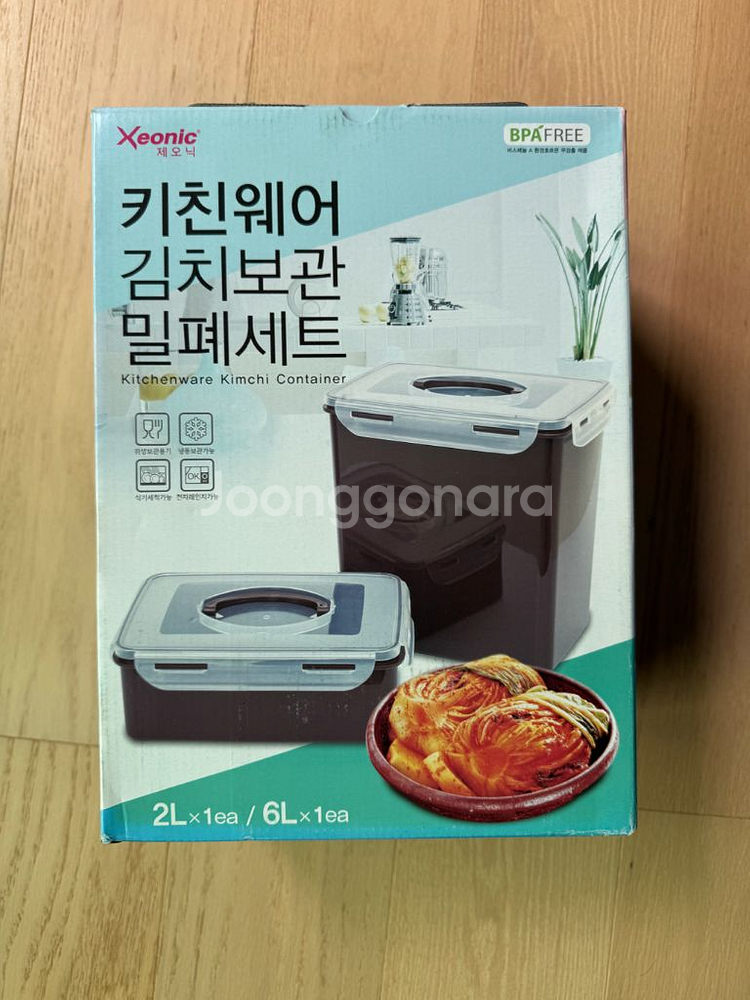 제오닉(Xeonic)의 키친웨어 김치 보관 밀폐 세트입--0