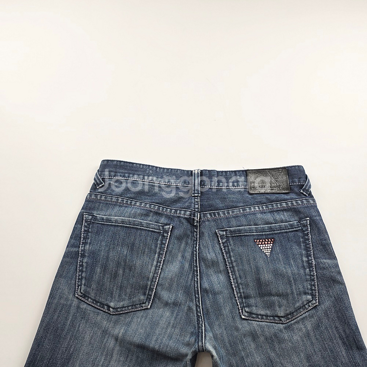 게스 청바지 일자 스판 데님 사이즈33 R1708--3