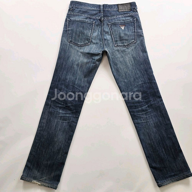 게스 청바지 일자 스판 데님 사이즈33 R1708--0