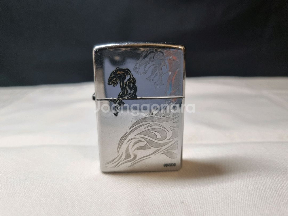 지포 BLACK LEOPARD REVERSE SI라이터--0