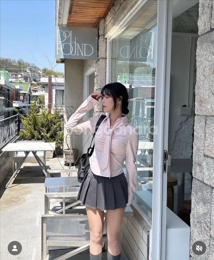 (단종/택붙은세제품)페인오어플레저 타이 셔츠 핑크M--3