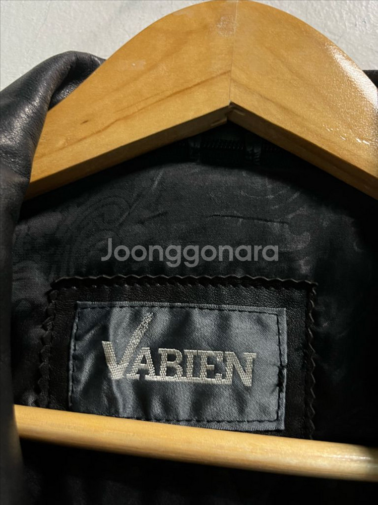 100-105 VABIEN 레더 양가죽 자켓--3