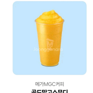 메가커피 망고 스무디