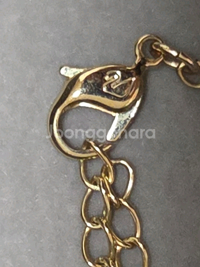 스와로브스키 레드 스완 목걸이--1