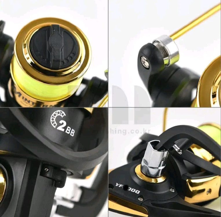 문어,우럭,광어,농어,베스루어대2대+5000릴2대+가방 이미지