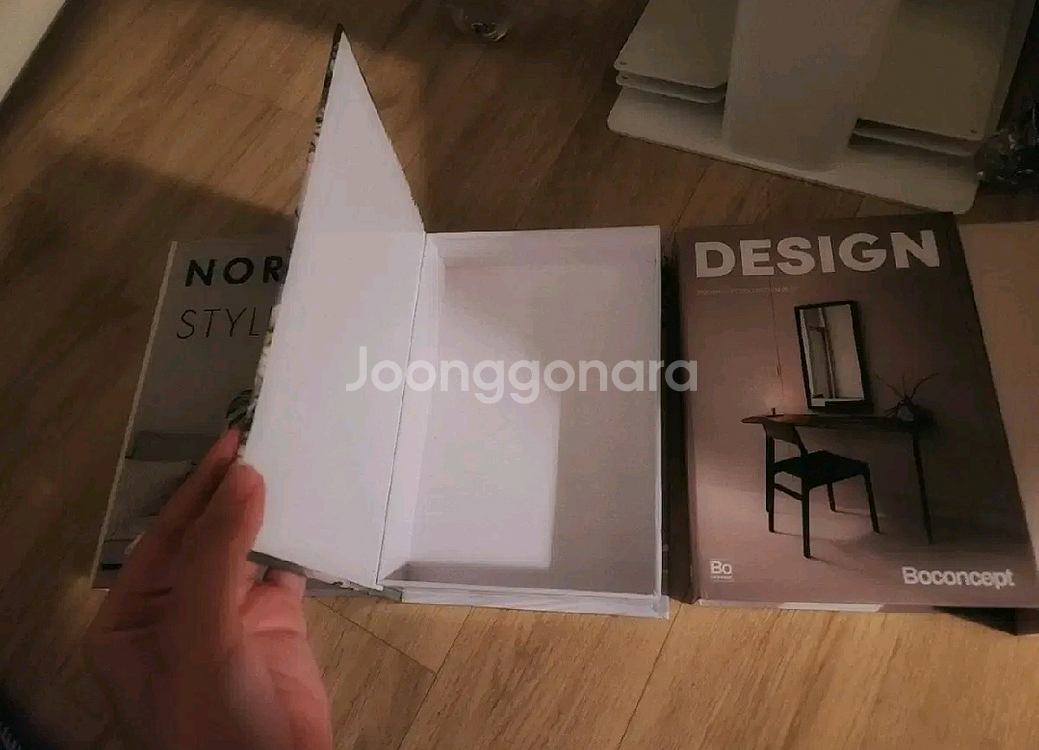 인테리어 모조책 가짜책 미니수납함 일괄--1