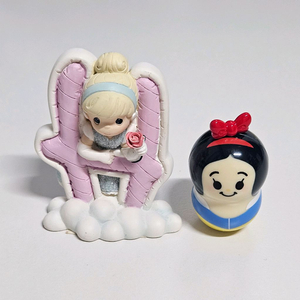 디즈니 신데렐라&백설공주 피규어