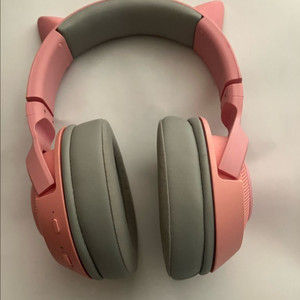 Razer 레이저 크라켄 키티 V2 핑크 헤드폰