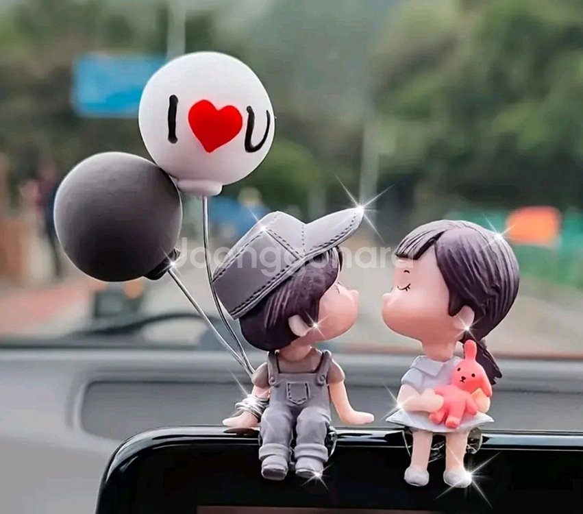 뽀뽀하는 귀여운커플--6