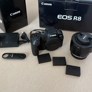[CANON EOS R8 풀박스 + RF35.8 + 추