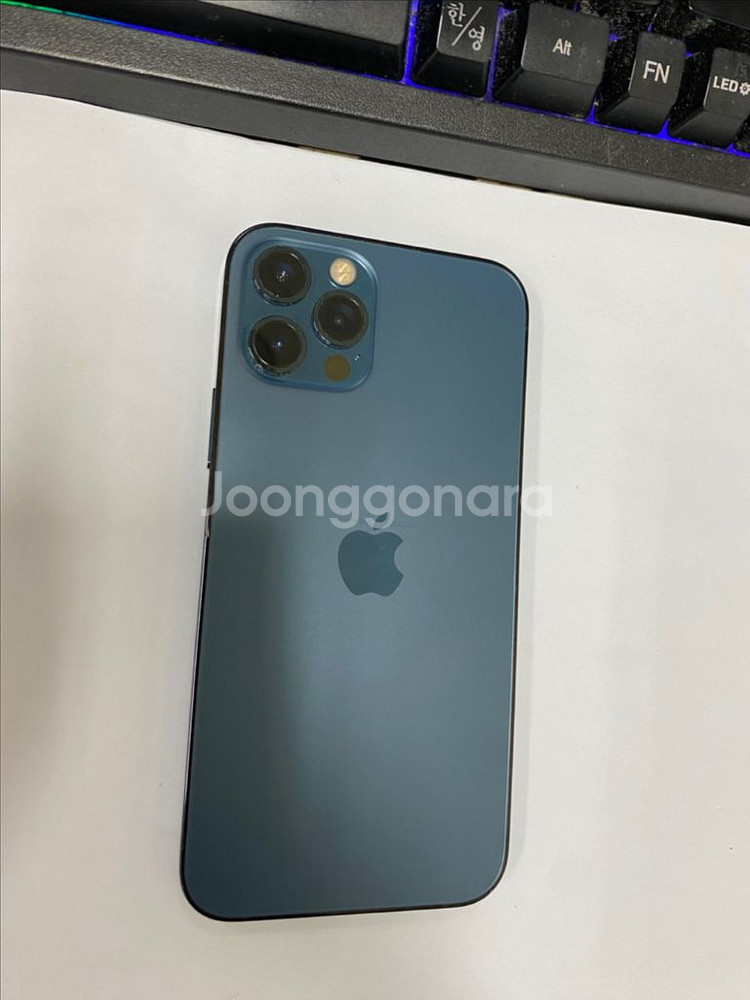 아이폰12프로 블루 AA급 128G 배터리100%--0