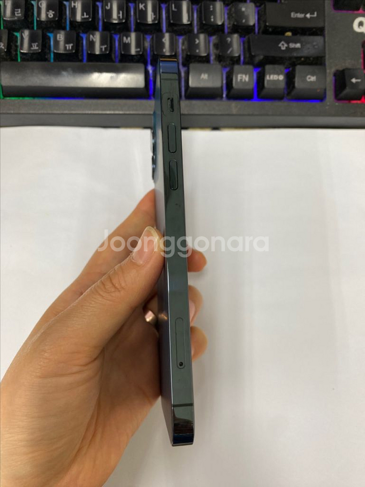 아이폰12프로 블루 AA급 128G 배터리100%--4