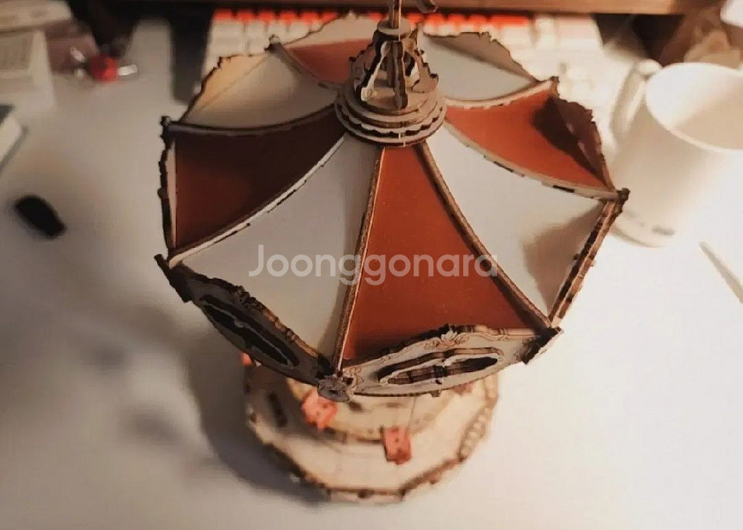 빈티지 유럽풍 로보타임 DIY 스윙라이더 완성품--1