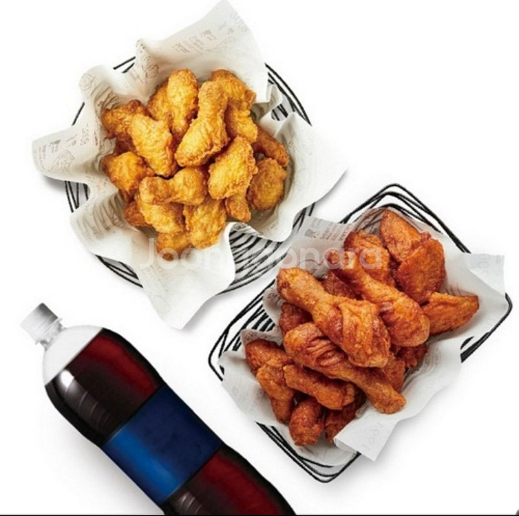 교촌 허니콤보+레드콤보 콜라 1.25L 기프티콘--0