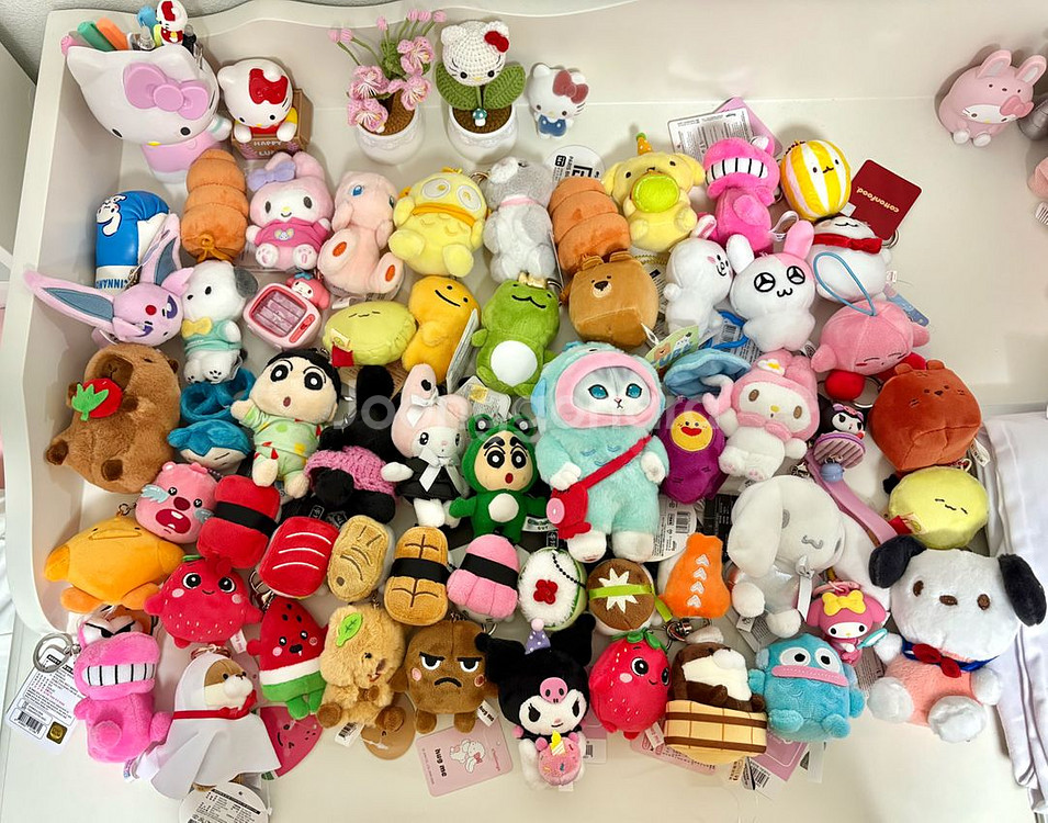 인형고리 키링 모음 새상품(산리오, 짱구, 라인, 포켓--0