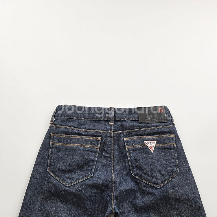게스 청바지 진청 약스판 데님 사이즈24 R1709--3