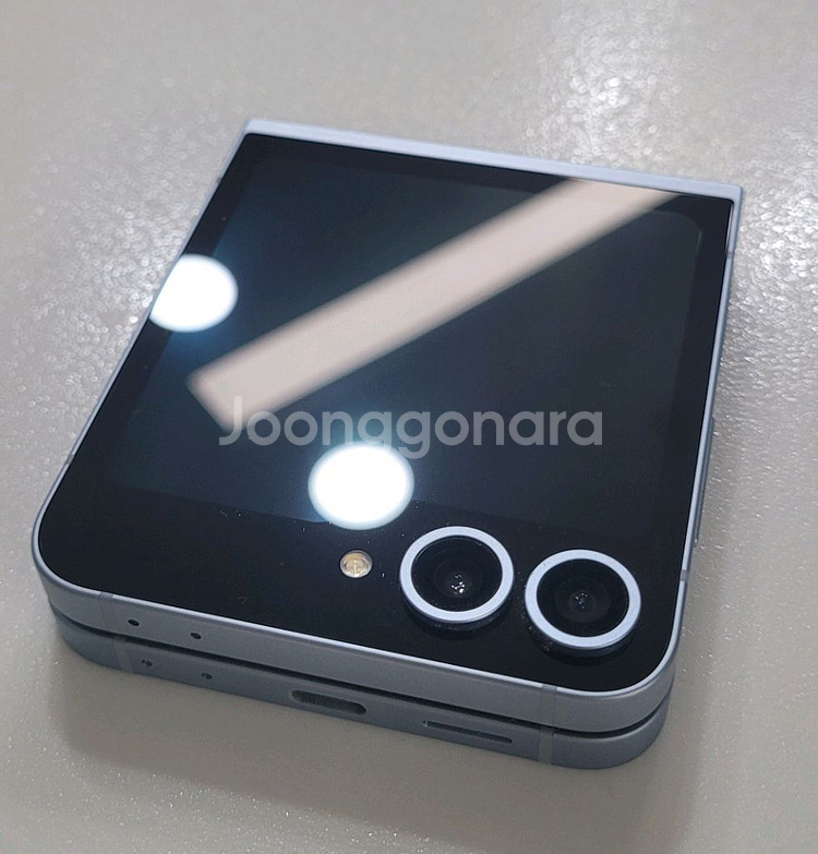 갤럭시 Z플립6 블루 256GB--3
