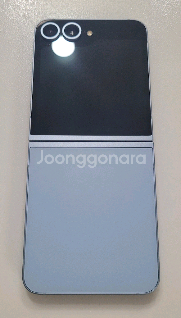 갤럭시 Z플립6 블루 256GB--4