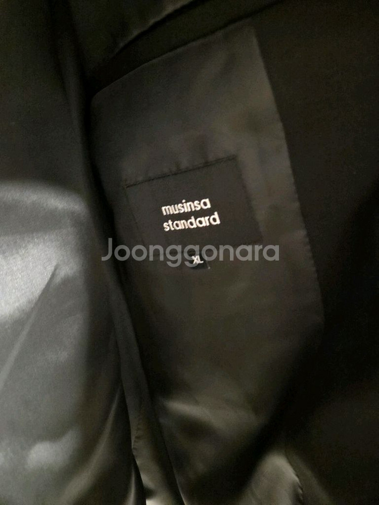 무신사 미니멀 자켓 xl 블랙 팝니다--3